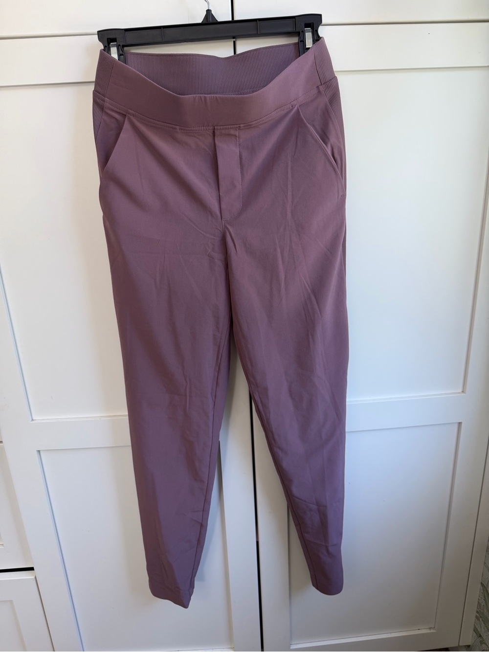 Athleta Slim High-Rise Ankle Pants in Mauve